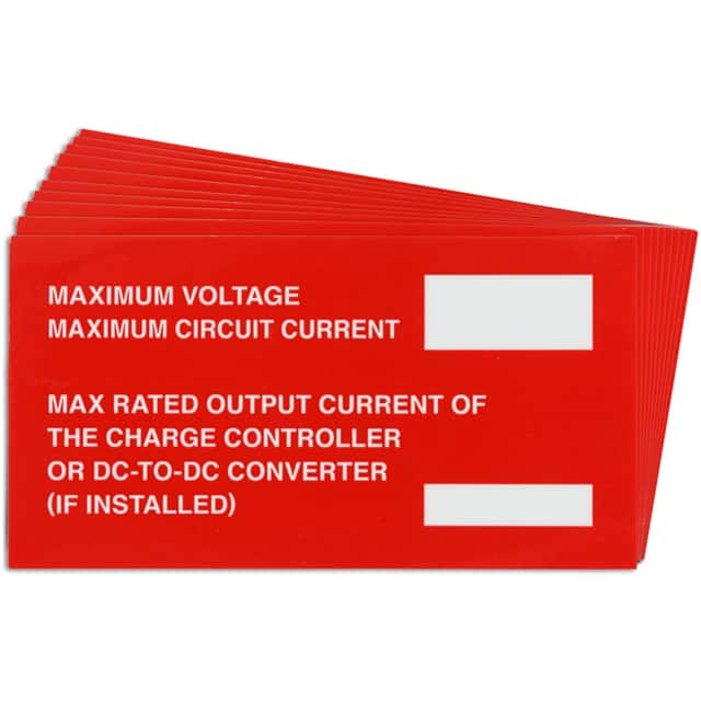 149857 3.75"X2" B920 SOLAR MAX VOLTAGE