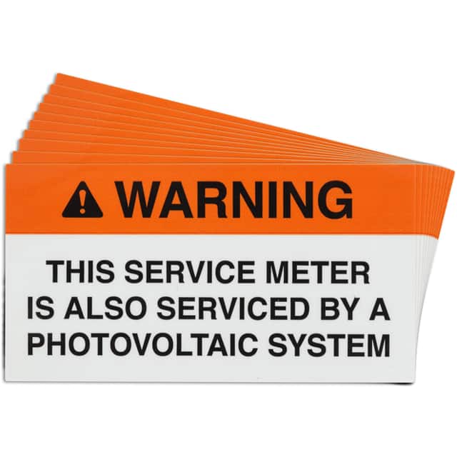 149882 3.75"X2" B920 SOLAR SERVICE METE