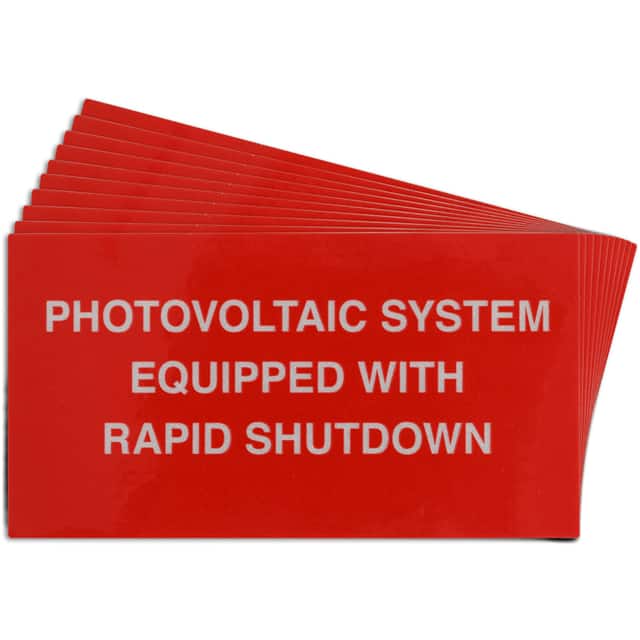 149873 3.75"X2" B921 SOLAR RAPID SHUTDO