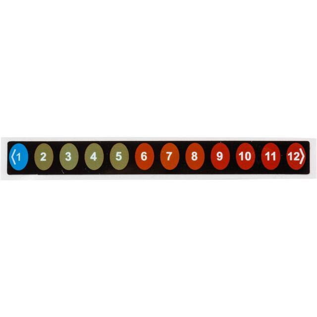 TIL-8-1C-12C 12-LEVEL FRIDGE THERMOMETER 1C-1