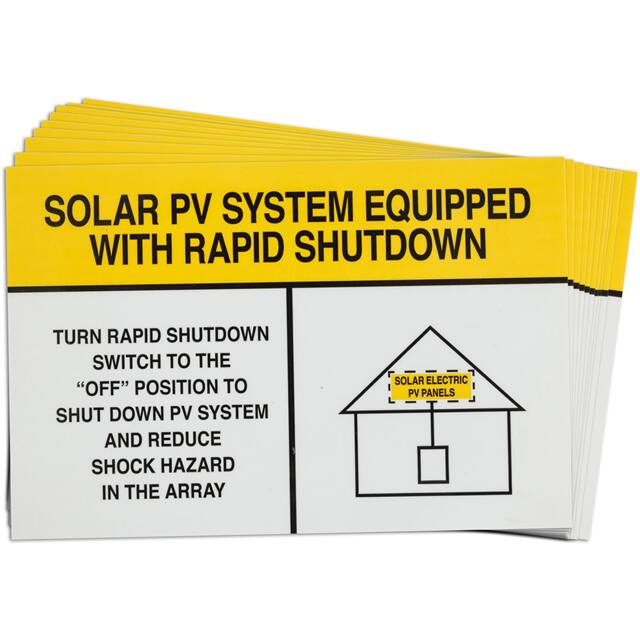 149830 6"X4"B920 SOLAR WHT/YEL RPDSHUTD