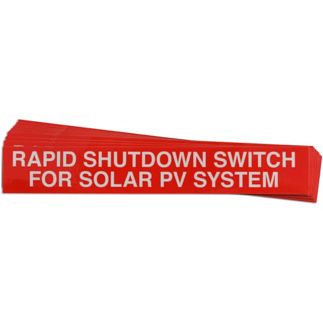 149848 6.5"X1" B921 SOLAR SHUTDOWN SWIT