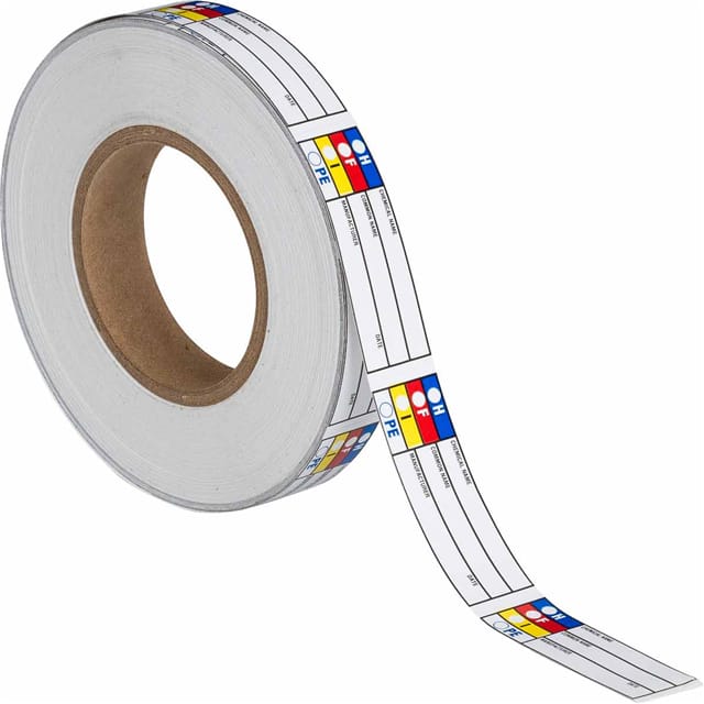 121445 B7569,1X3",HMIG LABEL, 720/ROLL0