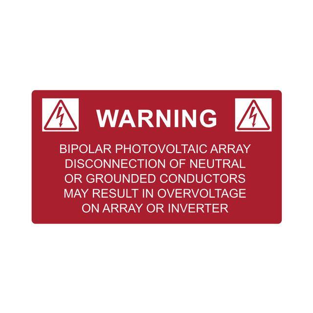 596-00326 LABEL ELECTRL WARN 3.75"X2" 50PC