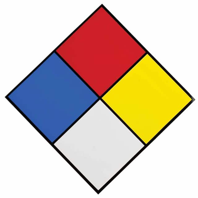 58502 BLANK HAZARDOUS BACK PANEL 7.5 P