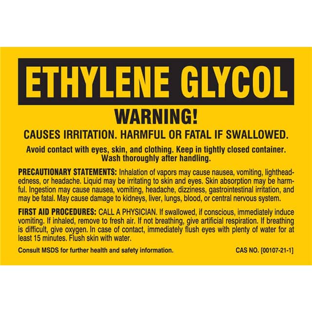 7264QLS B-302 3.5X5 25/PK ETHYLENE GLYCO