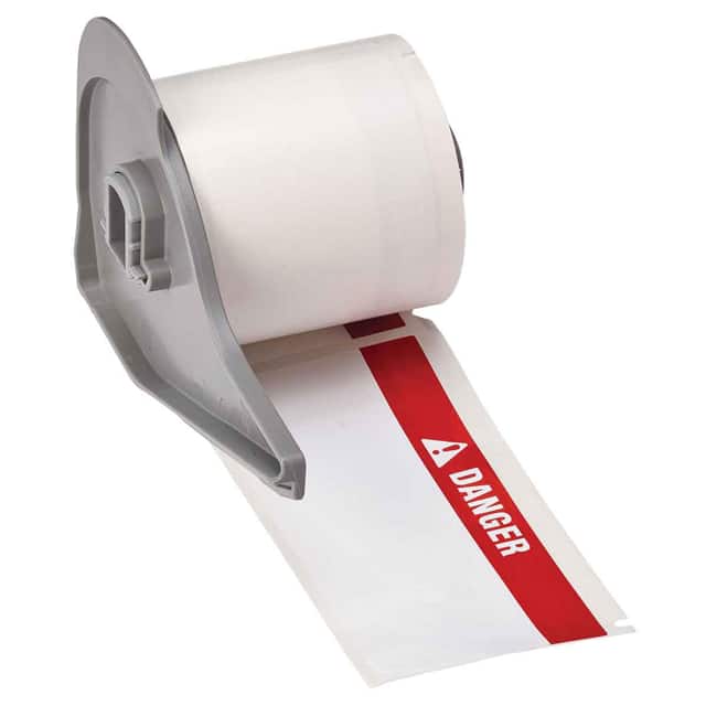 M71-38-483-DANG LABEL, 1.9 IN H X 4 IN W