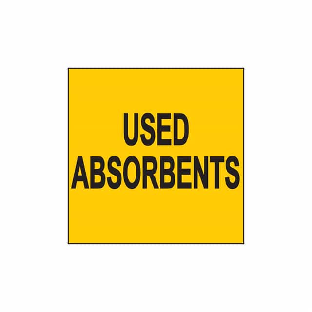 121433 B7569 6X6 BLK/YEL USED ABSORBENT