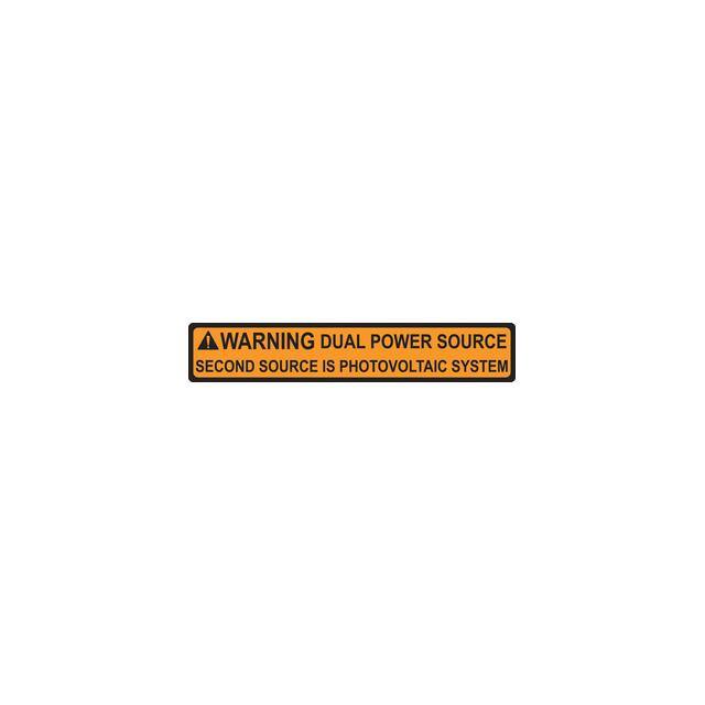 596-00495 LABEL ELECTR WARN 4.12"X0.75" 50