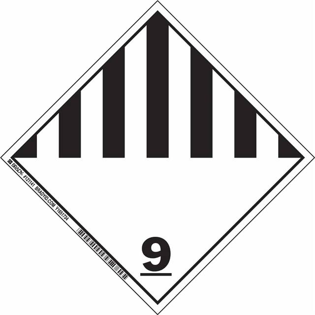 121141 B7569 4X4 BLK/WHT 500/RL HAZ MAT