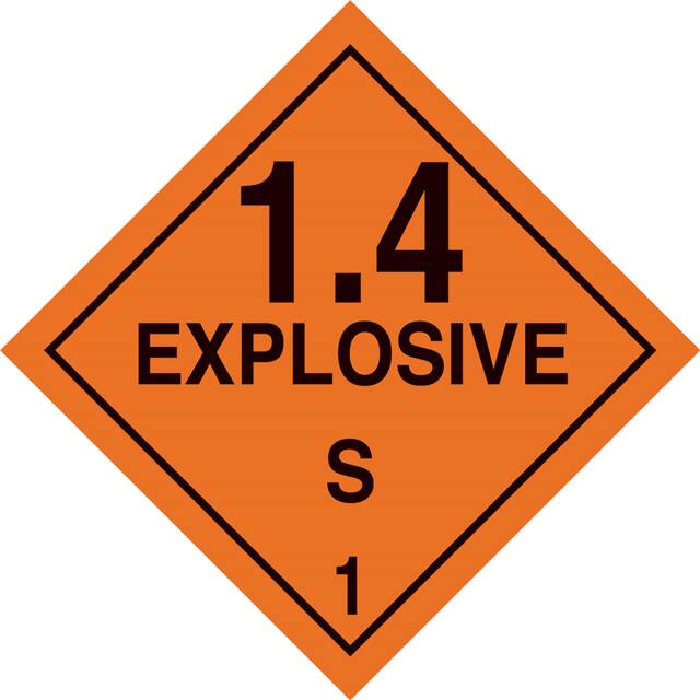 121425 B7569 4X4 BLK/ORG 500/RL HAZ MAT