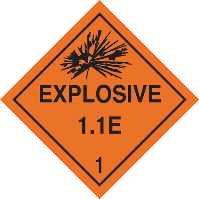 121427 B7569 4X4 BLK/ORG 500/RL HAZ MAT
