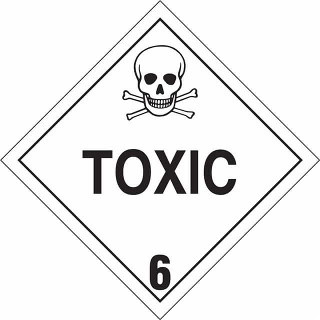 121467 B7569, 4X4" BLK/WHT,TOXIC, 500/R