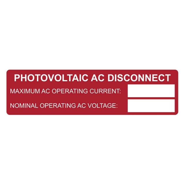 596-00652 LABEL ELECTRL WARN 3.75"X2" 50PC