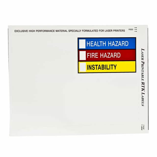 59240 RTK COLOR BAR VINYL 7 X 10