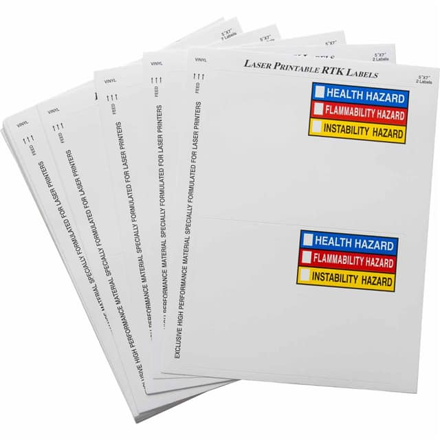 59241 RTK COLOR BAR VINYL 5 X 7