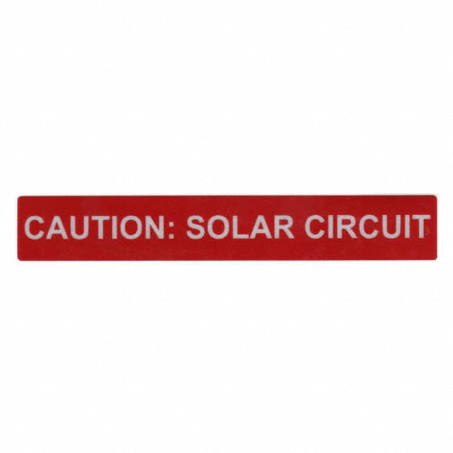 596-00425 LABEL ELECTRL WARN 3"X2" 250PC