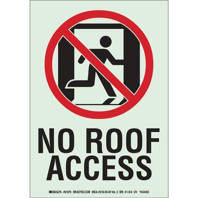 81879 B523 10X7 NO ROOF ACCESS 10/PK U