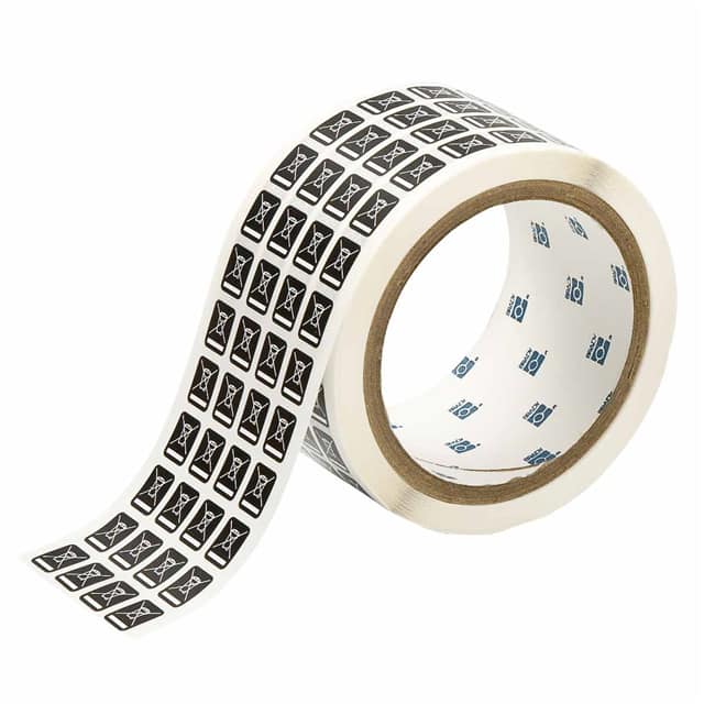WEEE-1-5-BK LABEL, 0.5 IN H X 0.4 IN W