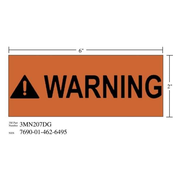 3MN207DG 3M DIAMOND GRADE SAFETY SIGN 3MN
