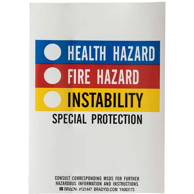 121447 B7569,5X7", HMIG BLANK LABEL,50/