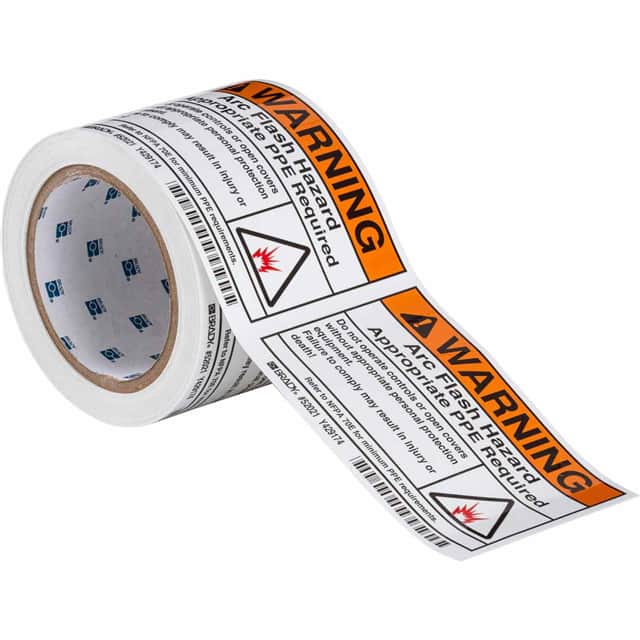52021 B302 3.5X5 ARC FLASH 100/RL BK,O