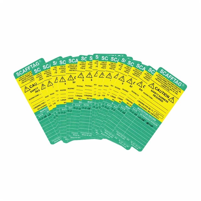 SCAF-STSI 310 STD SCAFFTAG INSERTS STANDARD PK100