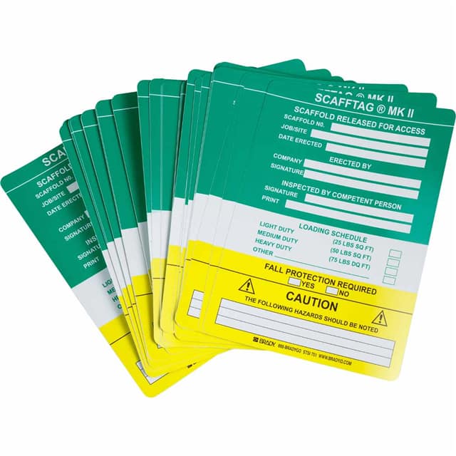 SCAF-STSI751 SCAFFTAG STD INSERTS MARK II GRE