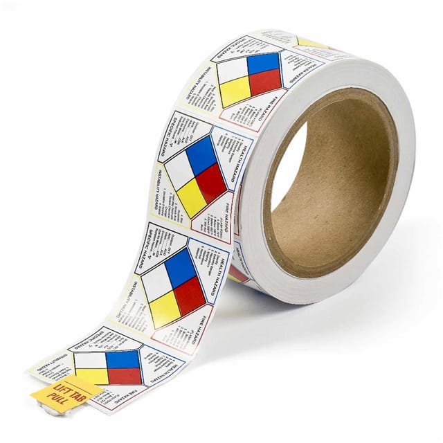 53068 B946 NFPA LABEL 2"X2" 500/ROLL 4