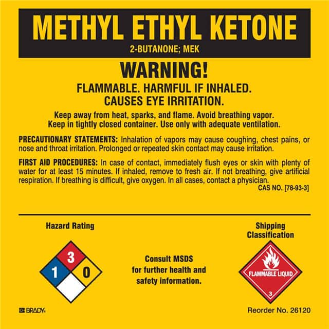 26120LS B-302 5X5 25/PK METHYL ETHYL KET