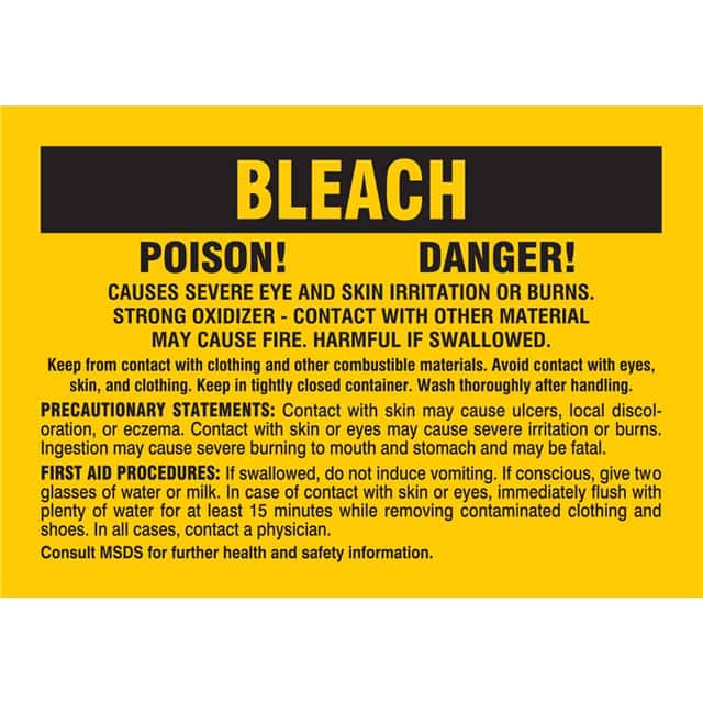 20207RLS B-302 7X10 25/PK BLEACH POISON D
