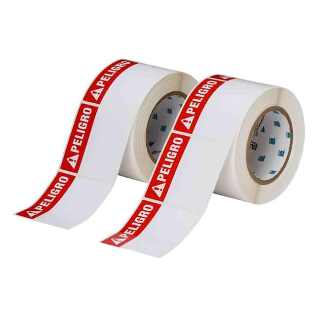 THTEL-184-483-1-PE LABEL, 3 IN H X 3 IN W