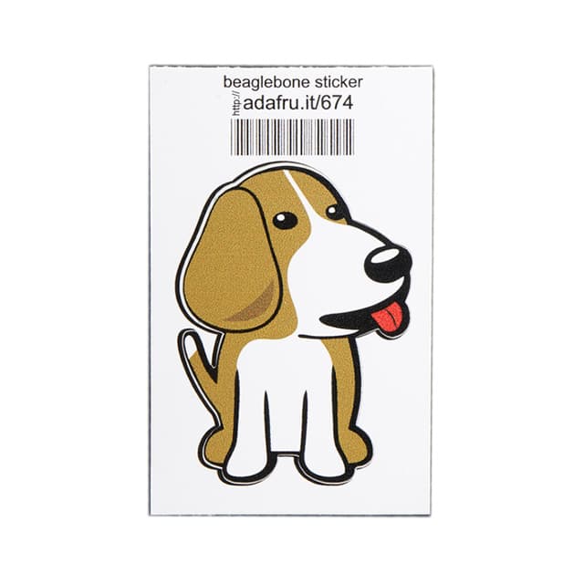 674 BEAGLE BONE STICKER