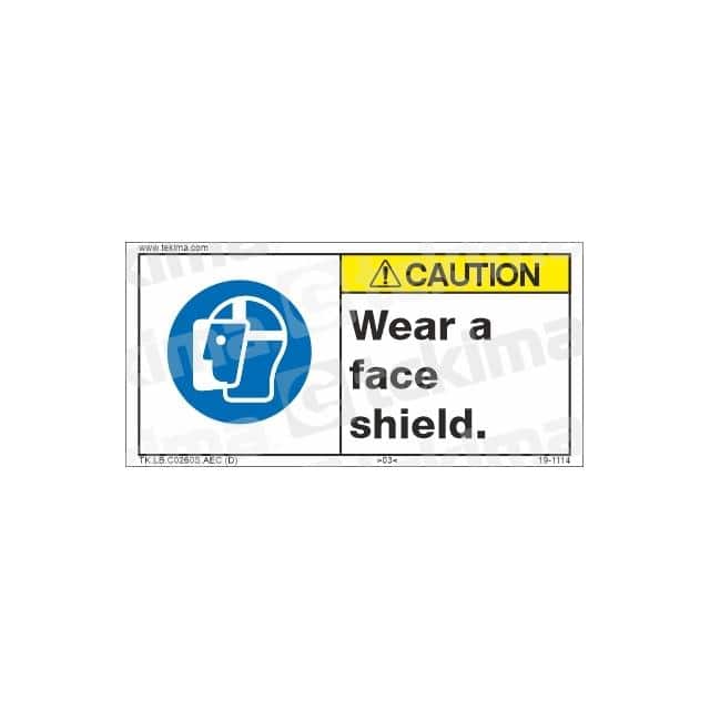 TK.LB.C0260S.AEC CAUTION LABEL, 12 PCS/PACK