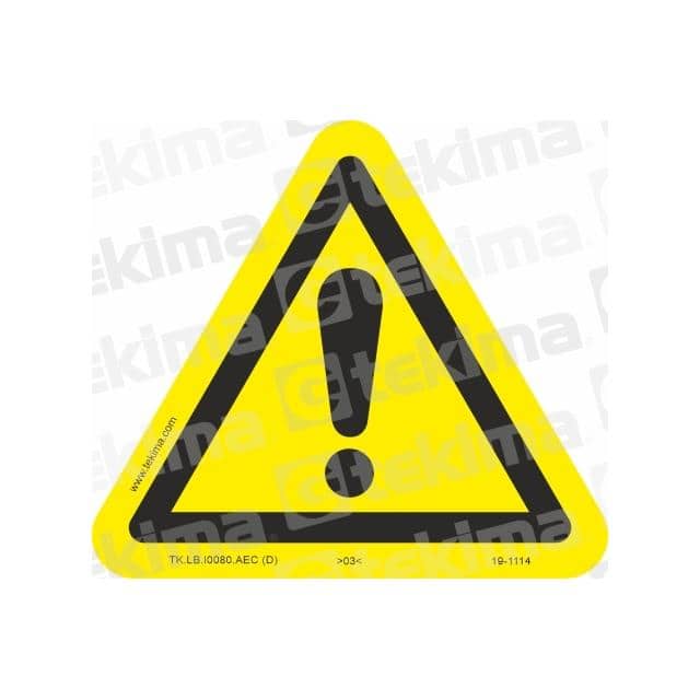 TK.LB.I0080.AEC INFORMATIVE LABEL, 12 PCS/PACK