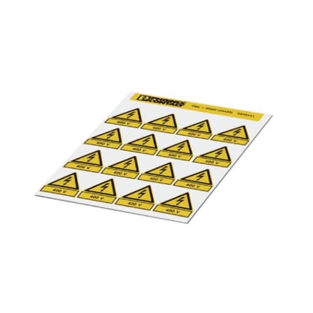 0830441 LABEL ELECTRL WARN 0.98"X0.98"