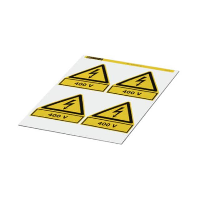 0830443 LABEL ELECTRL WARN 3.94"X3.94"