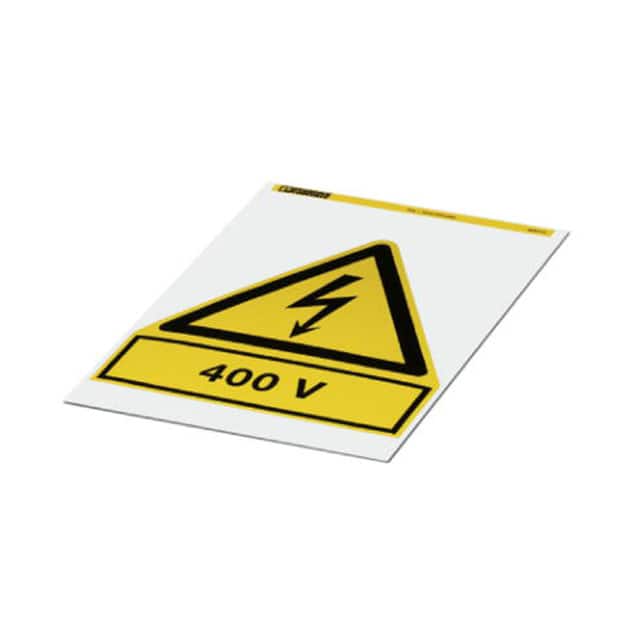 0830444 LABEL ELECTRL WARN 7.87"X7.87"