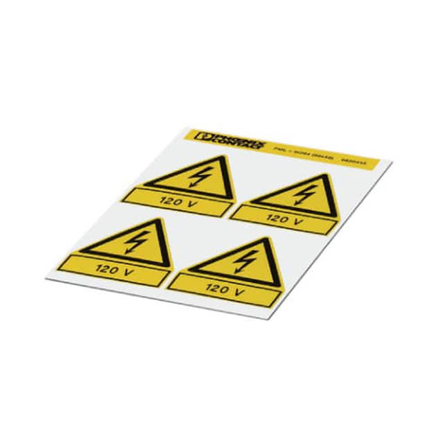 0830445 LABEL ELECTRL WARN 1.97"X1.97"