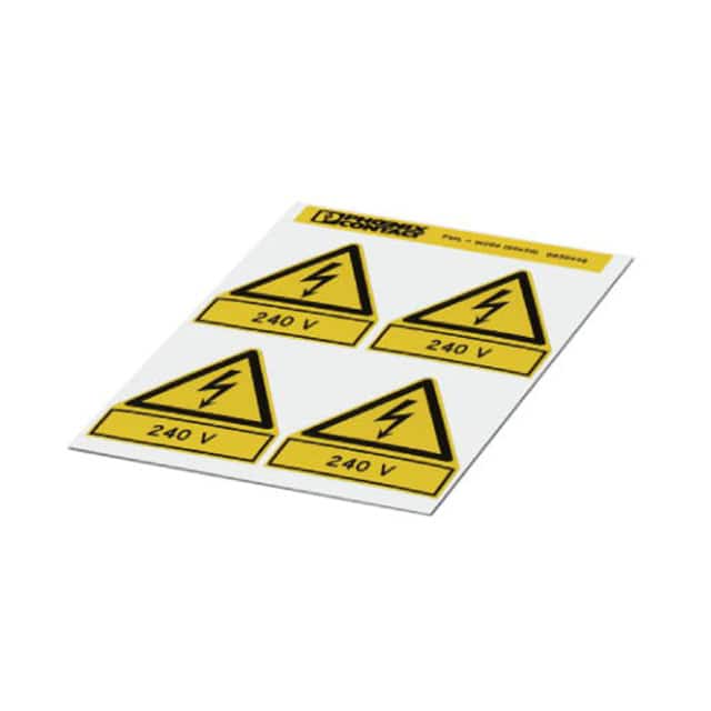 0830448 LABEL ELECTRL WARN 1.97"X1.97"