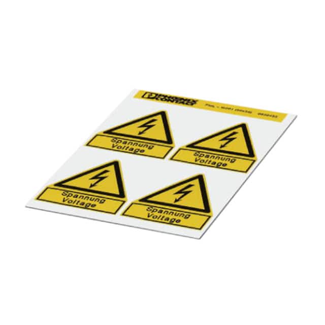 0830454 LABEL ELECTRL WARN 0.98"X0.98"