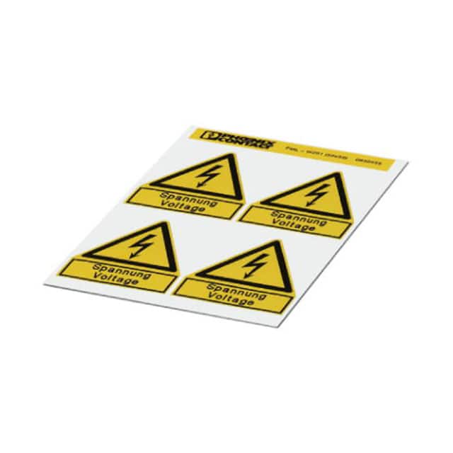 0830455 LABEL ELECTRL WARN 1.97"X1.97"