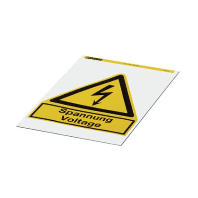 0830457 LABEL ELECTRL WARN 7.87"X7.87"