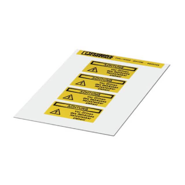 0830465 LABEL ELECTRL WARN 2.05"X1.02"