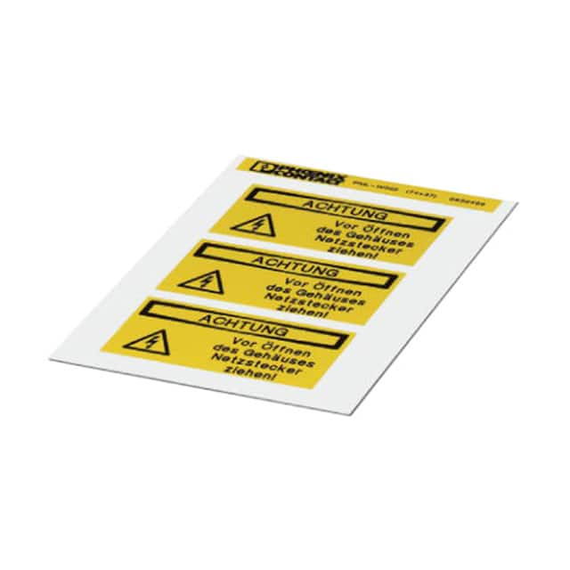 0830466 LABEL ELECTRL WARN 2.91"X1.46"