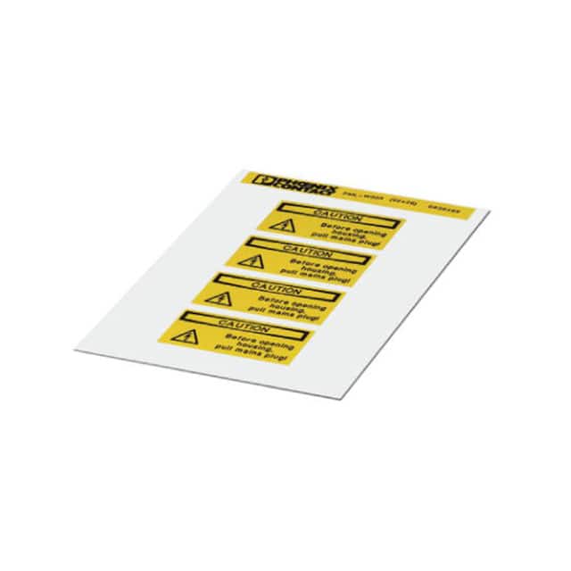 0830469 LABEL ELECTRL WARN 2.05"X1.02"