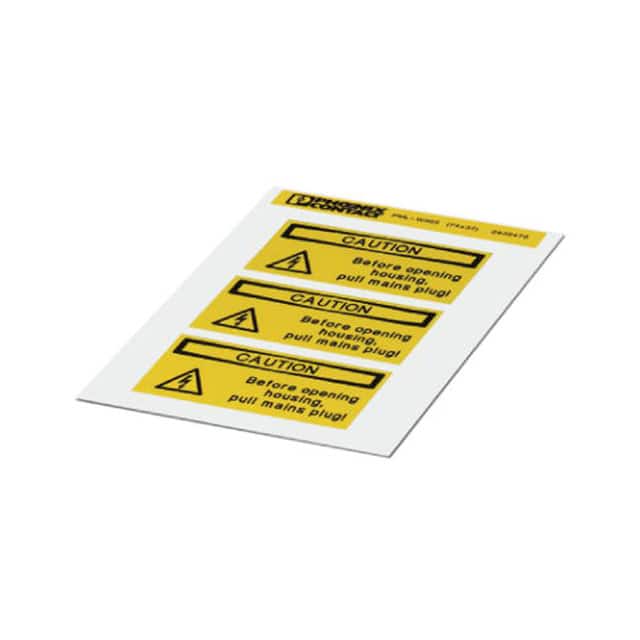 0830470 LABEL ELECTRL WARN 2.91"X1.46"