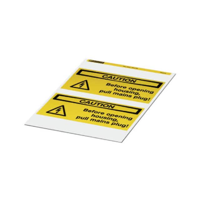 0830472 LABEL ELECTRL WARN 7.87"X3.94"