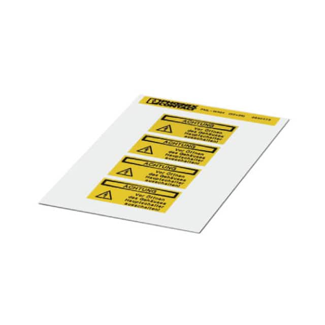 0830473 LABEL ELECTRL WARN 2.05"X1.02"