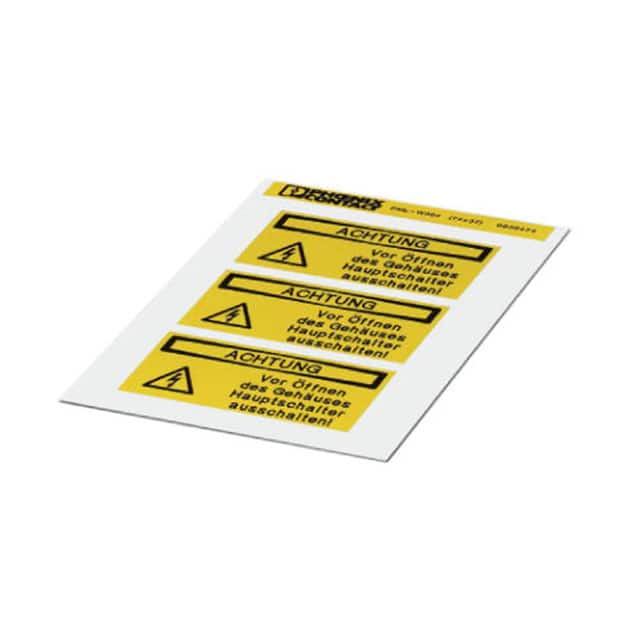 0830474 LABEL ELECTRL WARN 2.91"X1.46"
